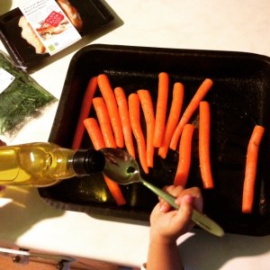 Adding the Olive Oil