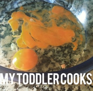 MT's first ever cracked egg.